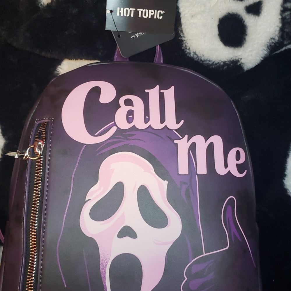 NWT Hot Topic Ghostface mini backpack